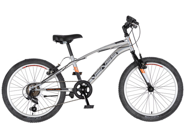 Bicikl junior 20 venssini arcadia 20" 11" v-brake  6 brzina 120-142cm (xxs) srebrni