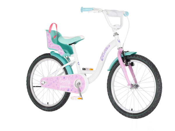 Bicikl kids visitor liloo 20" 10" v-brake  kontra 115-135cm (20") belo roze