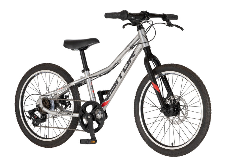 Bicikl junior 20 visitor proxy d2 20" tvrda alu 11" disk dupli 7 brzina 115-135cm (20") srebrni