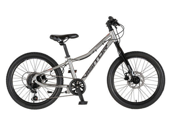 Bicikl junior 20 visitor proxy 8k d2h 20" tvrda alu 11" disk hidraulika 8 brzina 115-135cm (20") sre