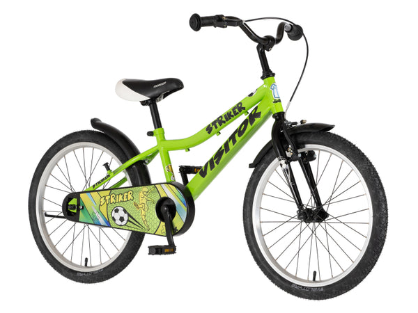 Bicikl kids visitor striker 20" 10" v-brake  kontra 115-135cm (20") zeleni neon