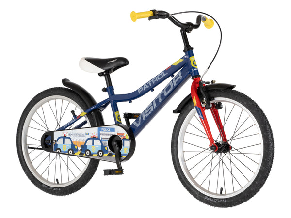 Bicikl kids visitor patrol 20" 10" v-brake  kontra 95-115cm (12") plavi perla