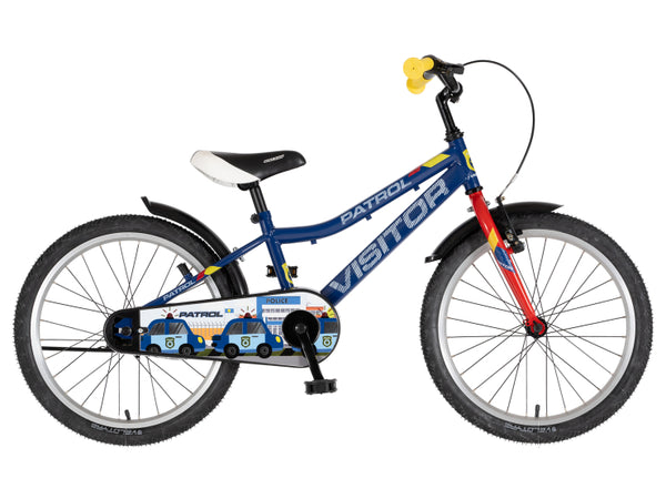 Bicikl kids visitor patrol 20" 10" v-brake  kontra 95-115cm (12") plavi perla