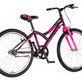 Bicikl junior 24 explorer spy 24" 13" v-brake kontra 132-155cm (xs) ljubičasti, slika 3