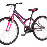 Bicikl junior 24 explorer spy 24" 13" v-brake kontra 132-155cm (xs) ljubičasti, slika 5