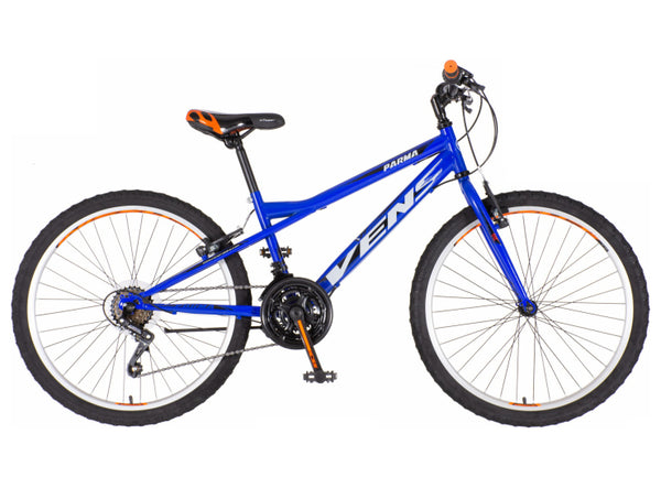 Bicikl junior 24 venssini parma 24" 13" v-brake  18 brzina 155-178cm (s/m) plavi
