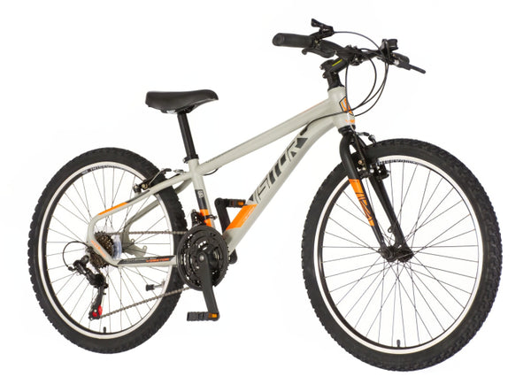 Bicikl junior 24 visitor radiance 24" 12" v-brake   21 brzina 132-155cm (xs) sivi
