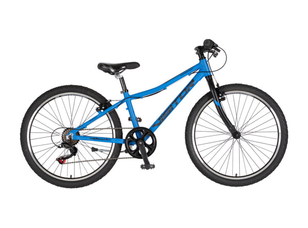 Bicikl junior 24 visitor proxy start 2.0 24" tvrda alu 13" v-brake  7 brzina 142-165cm (s) plavi