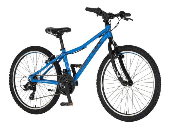 Bicikl junior 24 visitor proxy start 2.1 24" tvrda alu 13" v-brake  21 brzina 142-165cm (s) plavi