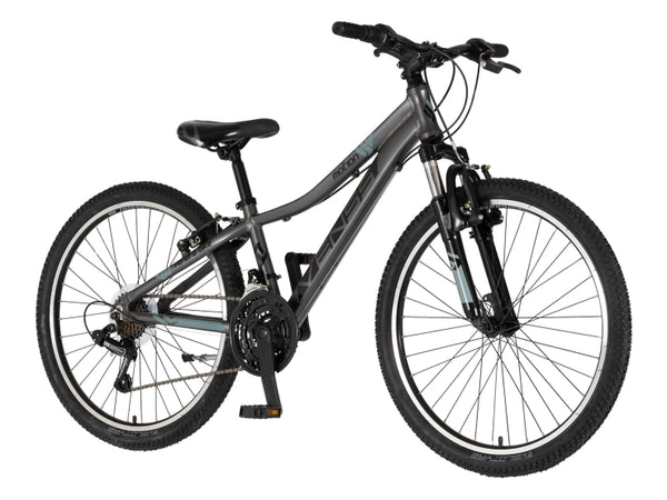Bicikl junior 24 venssini parma x100 alu 24" alu 12" v-brake  18 brzina 132-155cm (xs) sivi