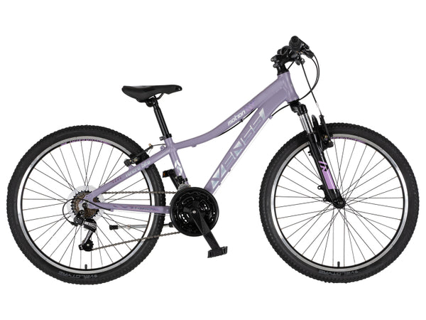 Bicikl junior 24 venssini parma x100 alu 24" alu 12" v-brake  18 brzina 132-155cm (xs) ljubičasti