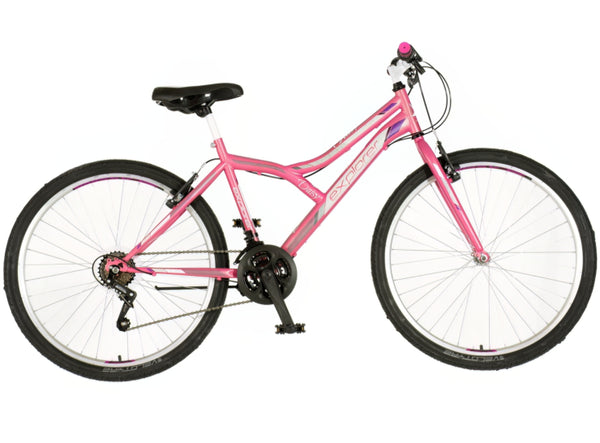 Bicikl mtb explorer spy 26" 16" v-brake  18 brzina 142-165cm (s) roze