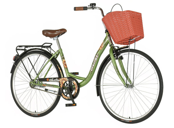 Bicikl city visitor lowland 26x1.3/8" 16" v-brake kontra favorit 155-178cm (s/m) zeleni
