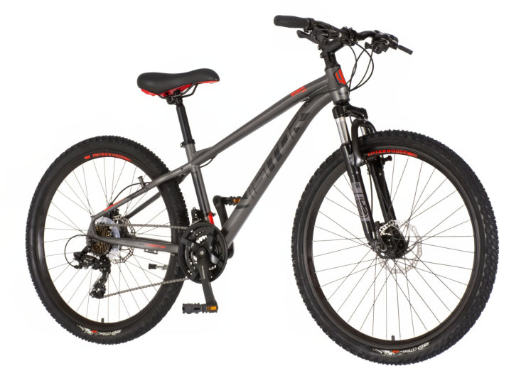 Bicikl mtb visitor cascade 26" amortizer 14" disk dupli 21 brzina 142-165cm (s) sivi