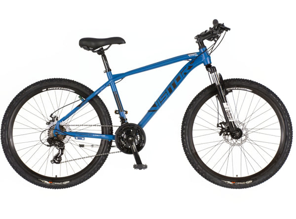 Bicikl mtb visitor cascade 26" amortizer 17" disk dupli 21 brzina 167-192cm (l/xl) plavi