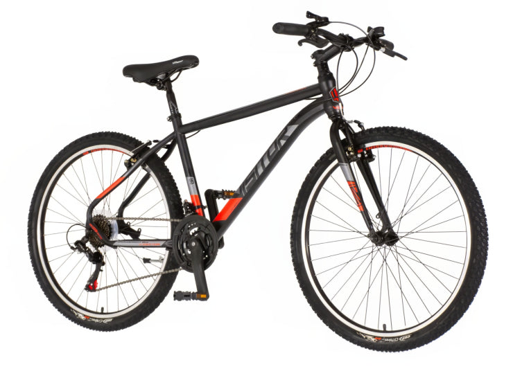 Bicikl mtb visitor radiance 26" 17" v-brake  21 brzina 167-192cm (l/xl) crno crveni