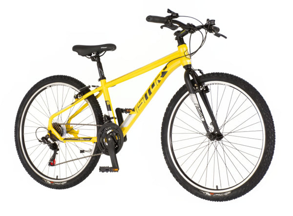 Bicikl mtb visitor radiance 26" 14" v-brake  21 brzina 158-175cm (m) žuti