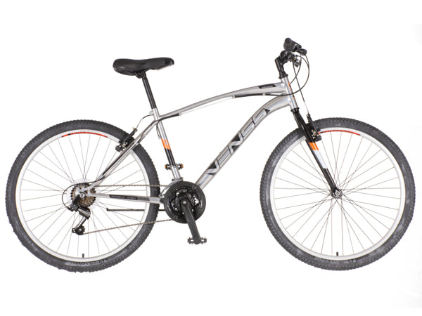 Bicikl mtb venssini arcadia 26" 17" v-brake  18 brzina 158-175cm (m) srebrni