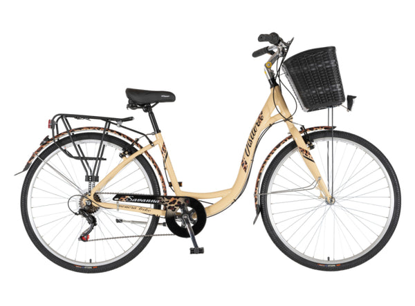 Bicikl fashion visitor savanna 28" alu 18" v-brake  6 brzina 155-178cm (s/m) bež leopard