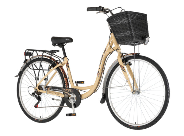Bicikl fashion visitor savanna 28" alu 18" v-brake  6 brzina 155-178cm (s/m) bež leopard