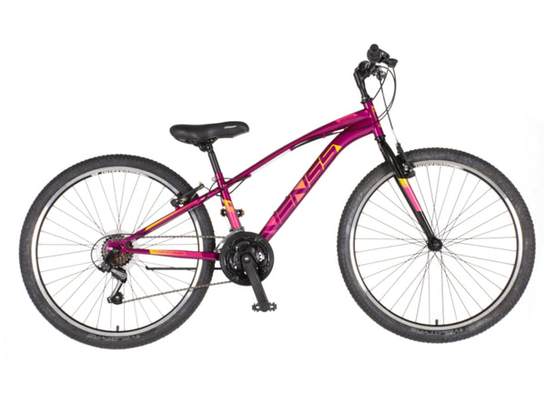 Bicikl mtb venssini arcadia 26" 12" v-brake 18 brzina 132-155cm (xs) bordo perla uv sjaj