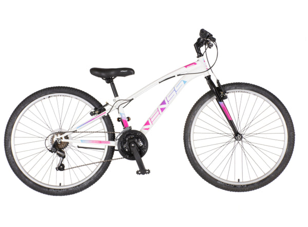 Bicikl mtb venssini arcadia 26" 12" v-brake  18 brzina 132-155cm (xs) belo roze