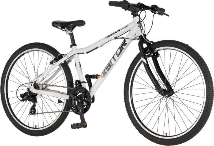Bicikl mtb visitor proxy start 2.1 26" tvrda alu 13" v-brake   21 brzina 132-155cm (xs) belo crni