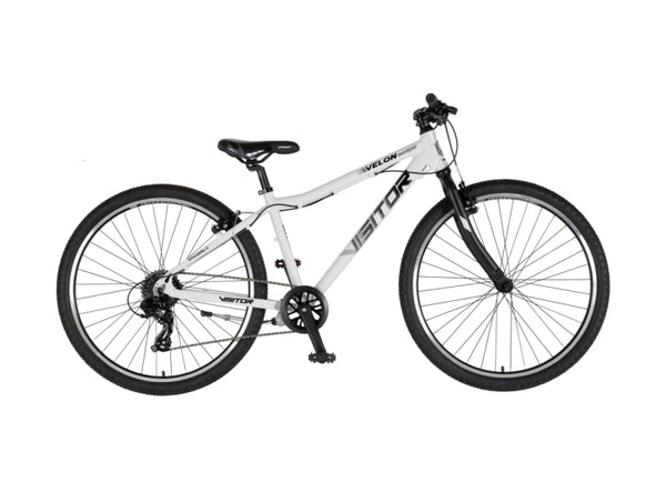 Bicikl mtb visitor proxy 26" tvrda alu 13" v-brake  8 brzina 132-155cm (xs) bela