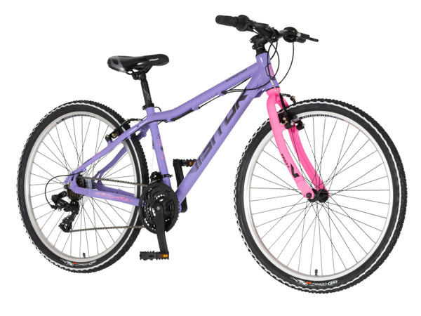 Bicikl mtb visitor proxy start 2.1 26" tvrda alu 15" v-brake 21 brzina 142-165cm (s) ljubičasti