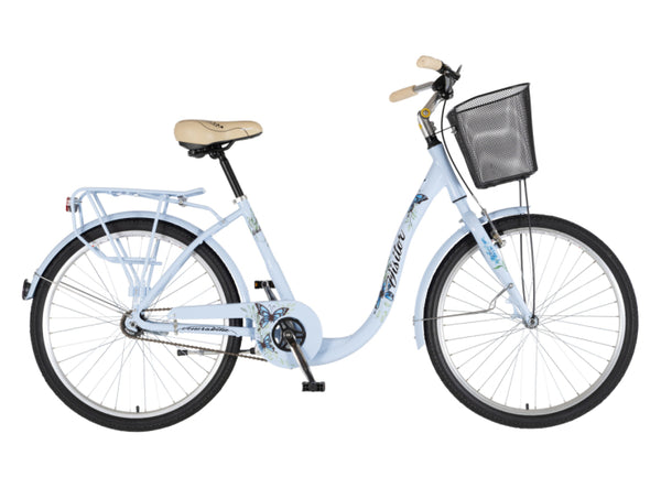 Bicikl fashion visitor butterfly 26" alu 17" v-brake kontra quanda 155-178cm (s/m) plavi