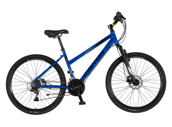 Bicikl mtb visitor crx d2 26" amortizer alu 17" disk hidraulika 21 brzina 155-178cm (s/m) plavi