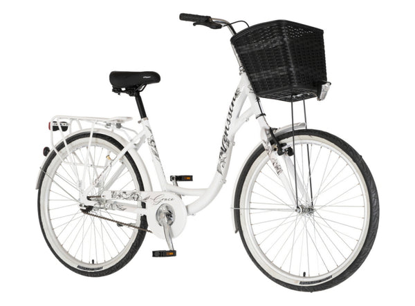 Bicikl fashion venssini grace 26" alu 18" v-brake  kontra 155-178cm (s/m) beli