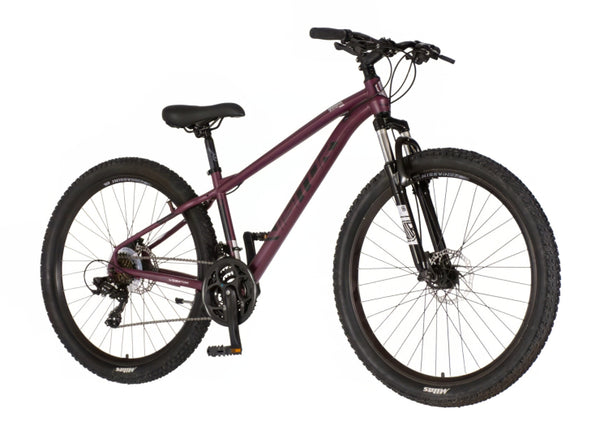 Bicikl mtb visitor cascade 27.5" amortizer 15"  prednji i zadnji disk 21 brzina 158-175cm (m) bordo