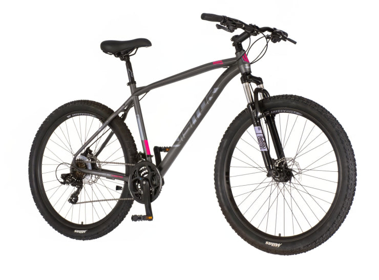 Bicikl mtb visitor cascade 27.5" amortizer 19"prednji i zadnji disk 21 brzina 167-192cm (l/xl) sivi