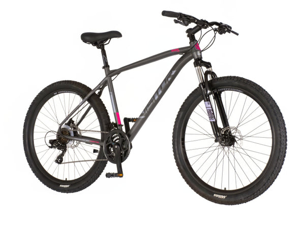 Bicikl mtb visitor cascade 27.5" amortizer 19"prednji i zadnji disk 21 brzina 167-192cm (l/xl) sivi