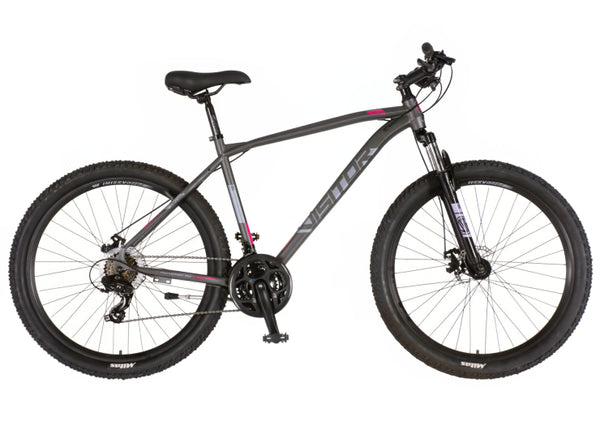 Bicikl mtb visitor cascade 27.5" amortizer 19"prednji i zadnji disk 21 brzina 167-192cm (l/xl) sivi