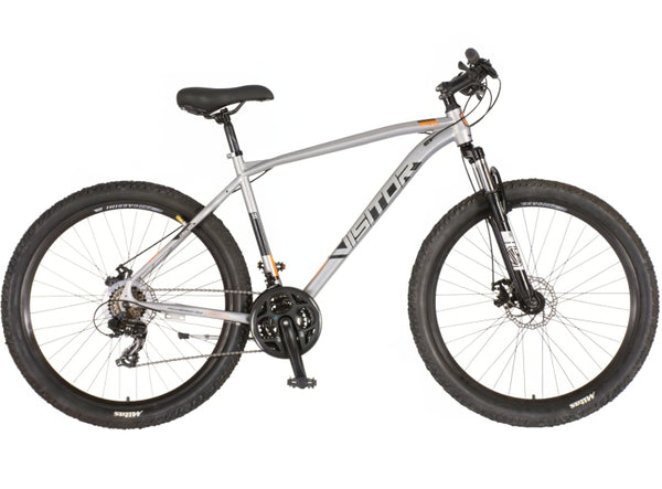 Bicikl mtb visitor cascade 27.5" amortizer 19" prednji i zadnji disk 21 brzina 167-192cm (l/xl) sreb