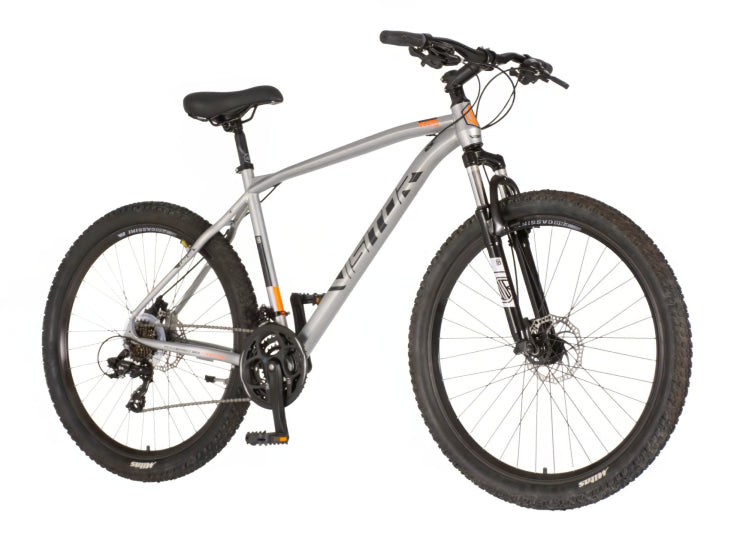 Bicikl mtb visitor cascade 27.5" amortizer 19" prednji i zadnji disk 21 brzina 167-192cm (l/xl) sreb