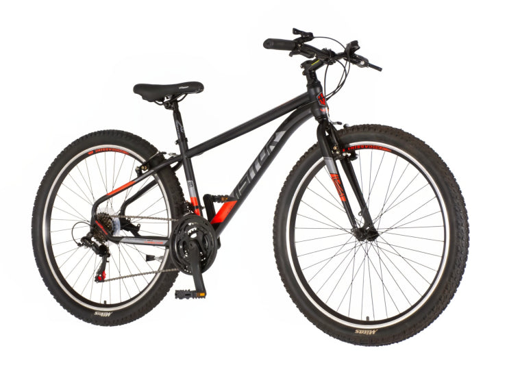 Bicikl mtb visitor radiance 27.5" 15" v-brake  21 brzina 158-175cm (m) crno crveni