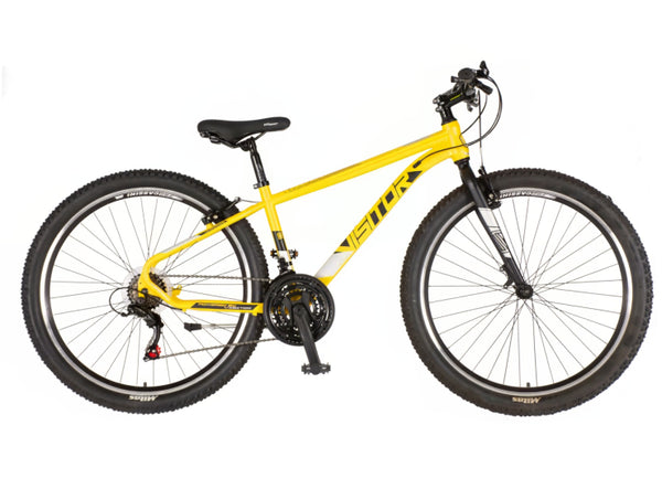 Bicikl mtb visitor radiance 27.5" 15" v-brake  21 brzina 158-175cm (m) žuti