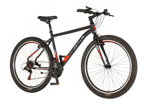 Bicikl mtb visitor radiance 27.5" 19" v-brake  21 brzina 167-192cm (l/xl) crno crveni