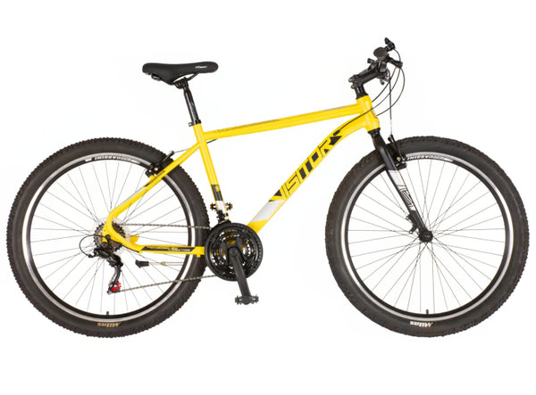 Bicikl mtb visitor radiance 27.5" 19" v-brake  21 brzina 167-192cm (l/xl) žuti