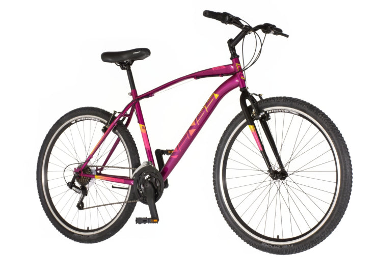 Bicikl mtb venssini arcadia 27.5" 19" v-brake 18 brzina 170-185cm (l) bordo perla uv sjaj