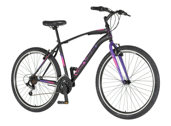 Bicikl mtb venssini arcadia 27.5" 19" v-brake  18 brzina 170-185cm (l) crno ljubičasti