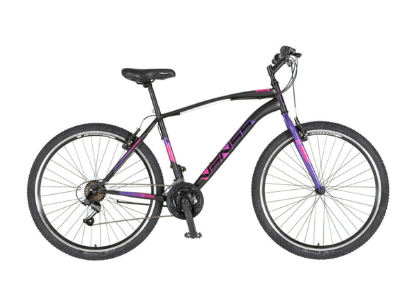 Bicikl mtb venssini arcadia 27.5" 19" v-brake  18 brzina 170-185cm (l) crno ljubičasti