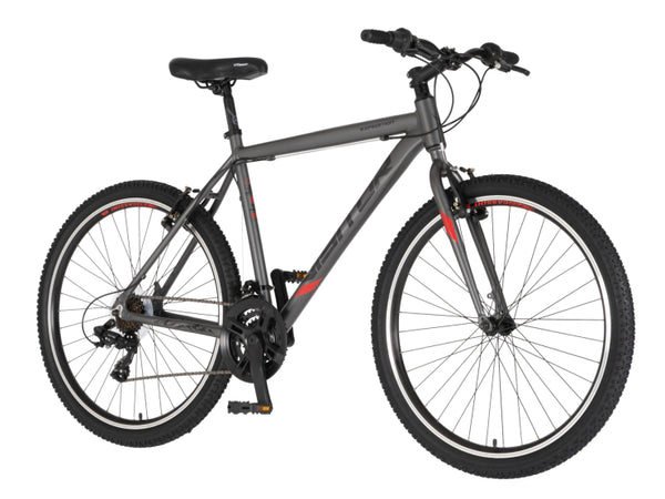 Bicikl mtb visitor zero 27.5" alu 21" v-brake 18 brzina 175-193cm (xl) sivi