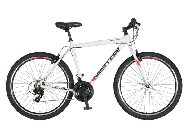 Bicikl mtb visitor zero 27.5" alu 21" v-brake  18 brzina 175-193cm (xl) sivi