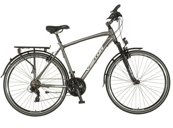 Bicikl tour visitor terra man 28" amortizer alu 21" v-brake   21 brzina 167-192cm (l/xl) sivo crni