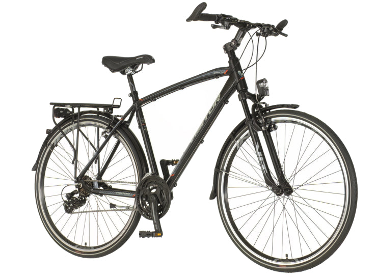 Bicikl tour visitor terra man 28" amortizer alu 21" v-brake  21 brzina 167-192cm (l/xl) crni