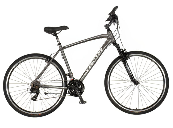 Bicikl tour visitor terra man 28" amortizer alu 21" v-brake 21 brzina 167-192cm (l/xl) siva